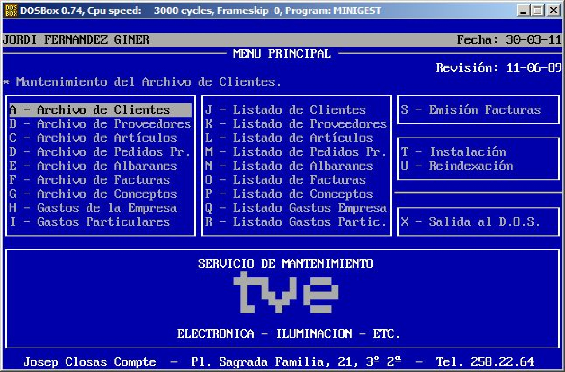 Gestión de facturación Gestión de facturación