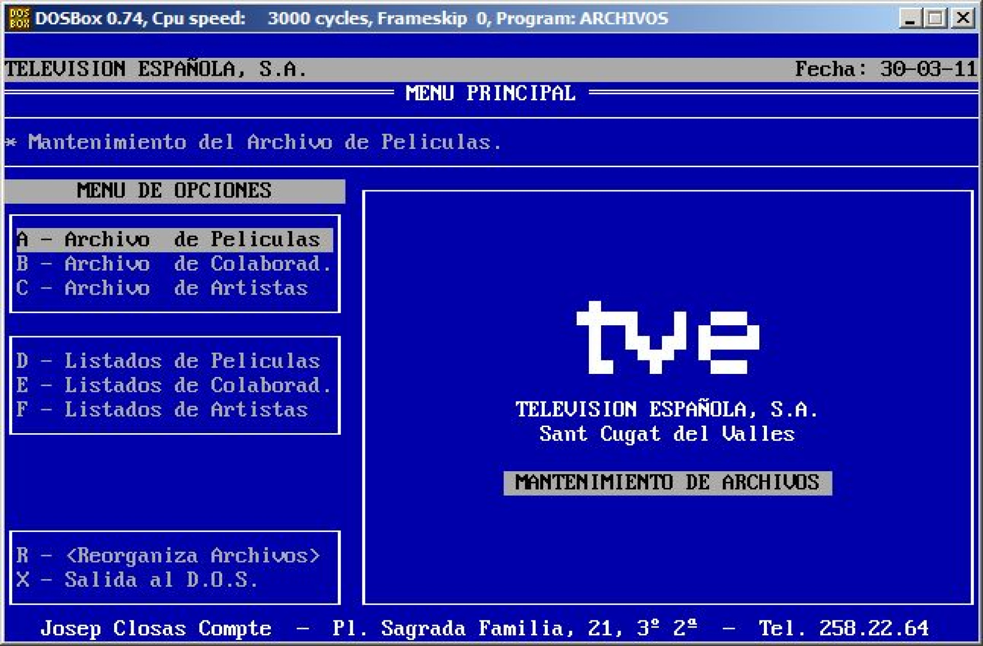 Gestión de archivos Gestión de archivos