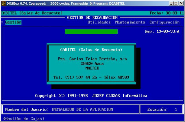 Gestión de recaudación para Cabitel