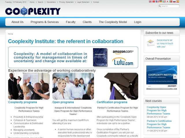 Cooplexity Institute